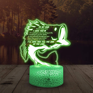 3D Led Light - Fishing - To My Dad - How Special You Are To Me - Glca18001