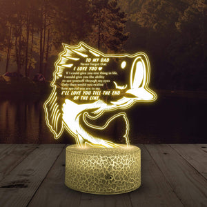 3D Led Light - Fishing - To My Dad - How Special You Are To Me - Glca18001