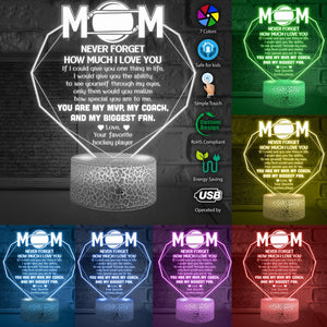 3D Led Light - Hockey - To My Mom - How Special You Are To Me - Glca19051