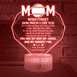 3D Led Light - Hockey - To My Mom - How Special You Are To Me - Glca19051