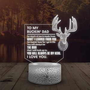 3D Led Light - Hunting - To My Dad - You Will Always Be My Hero - Glca18005