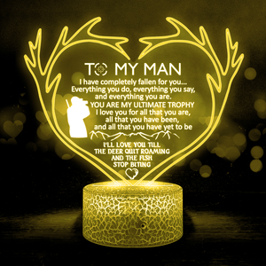 3D Led Light - Hunting - To My Man - You Are My Ultimate Trophy - Glca26060