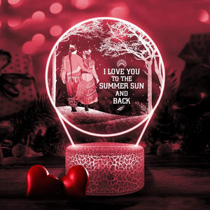 3D Led Light - Native American - To My Lover - I Love You To The Summer Sun And Back - Glca13020