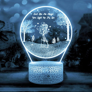 3D Led Light - Skull - To Couple - You Light Up My Life - Glca26044