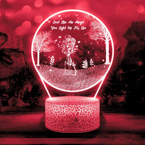 3D Led Light - Skull - To Couple - You Light Up My Life - Glca26044