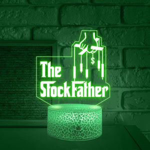 3D Led Light - Stock - To My Dad - The Stock Father - Glca18029