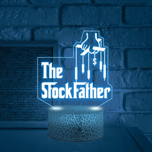 3D Led Light - Stock - To My Dad - The Stock Father - Glca18029