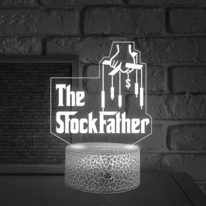 3D Led Light - Stock - To My Dad - The Stock Father - Glca18029