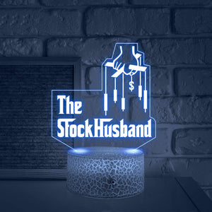 3D Led Light - Stock - To My Husband - The Stock Husband - Glca14002