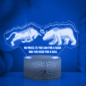 3D Led Light - Stock - To Myself - Bull And Bear - Glca34008