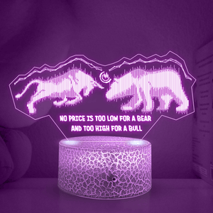 3D Led Light - Stock - To Myself - Bull And Bear - Glca34008