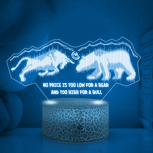 3D Led Light - Stock - To Myself - Bull And Bear - Glca34008