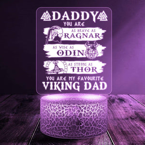 3D Led Light - Viking - To Dad - From Son - You Are My Favorite Viking Dad - Glca18021