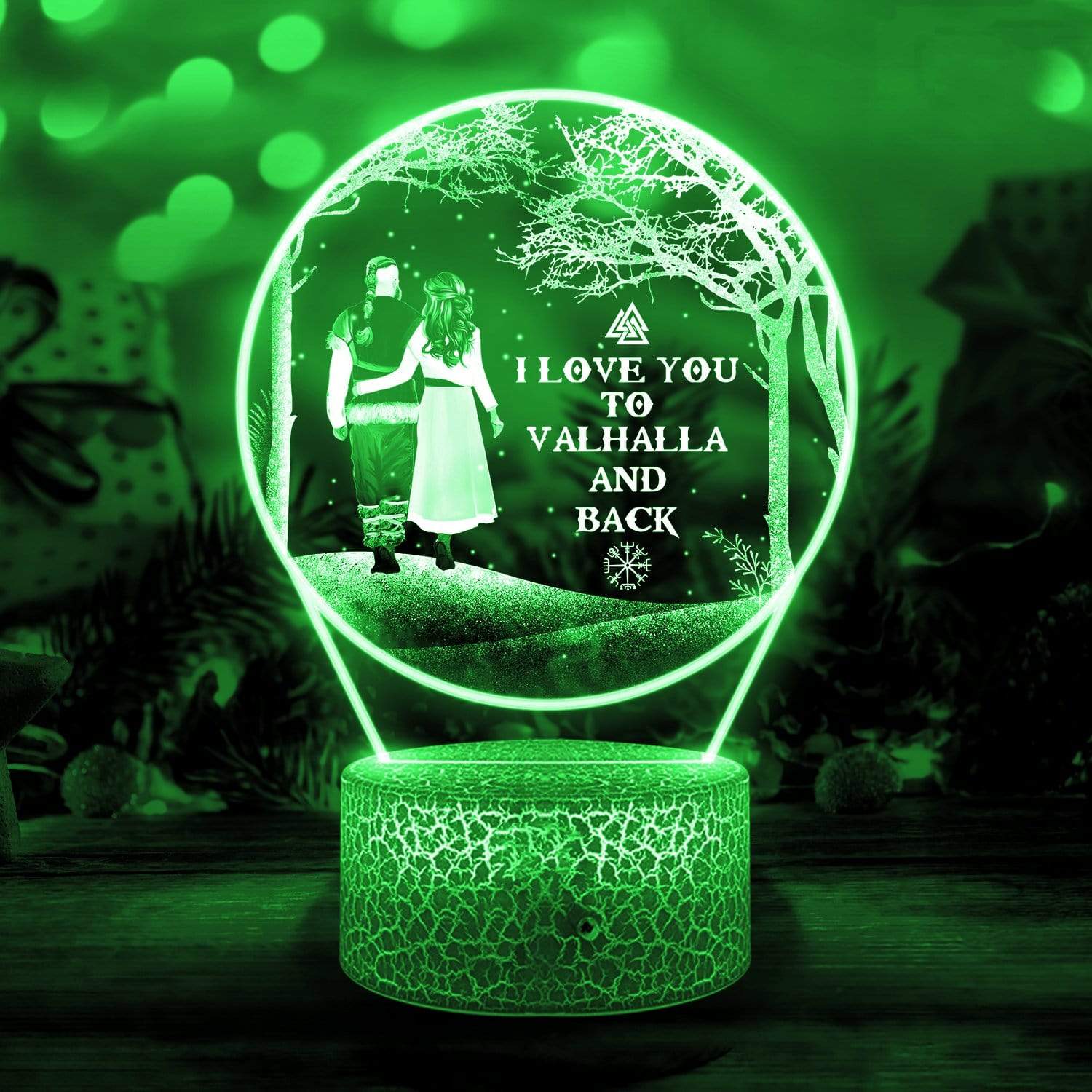 3D Led Light - Viking - To My Lover - I Love You To Valhalla And Back - Glca13021
