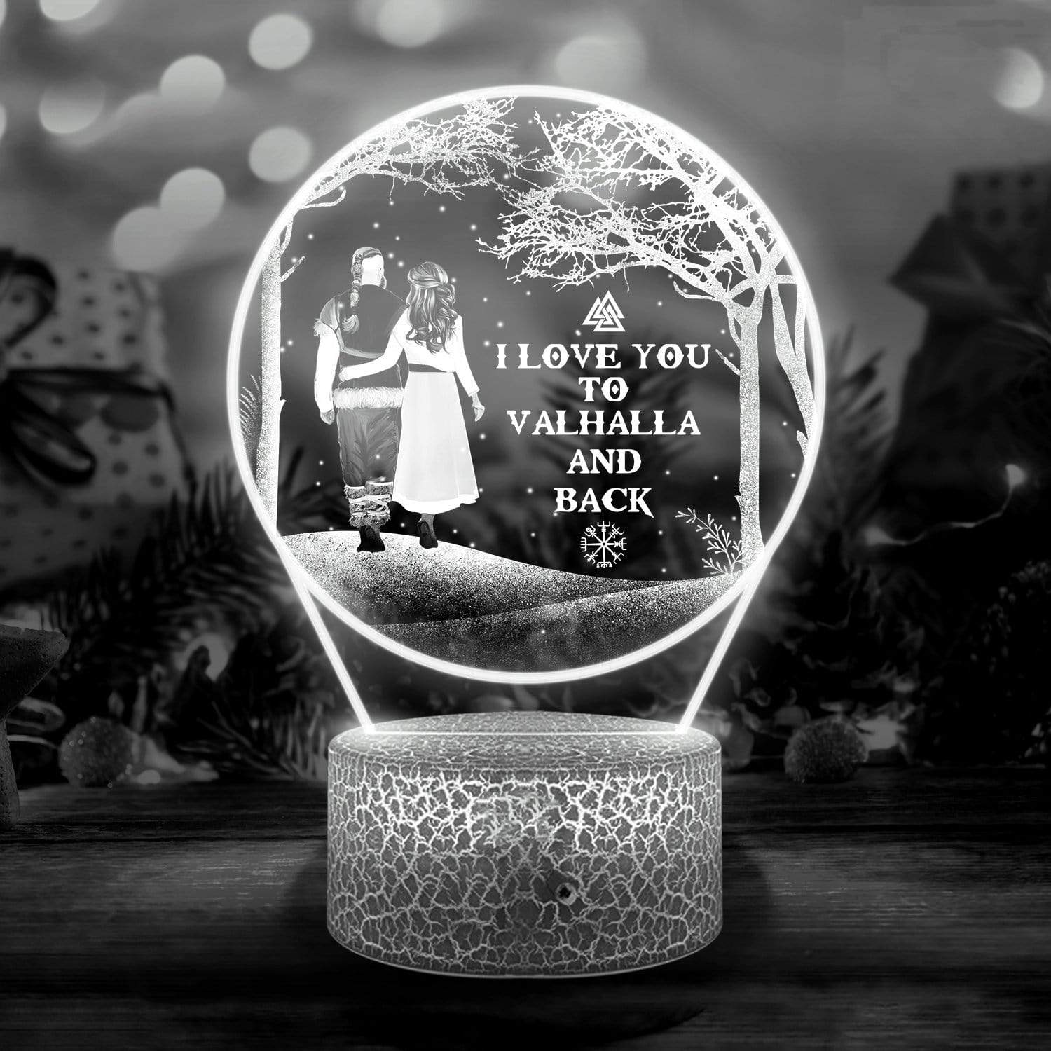 3D Led Light - Viking - To My Lover - I Love You To Valhalla And Back - Glca13021