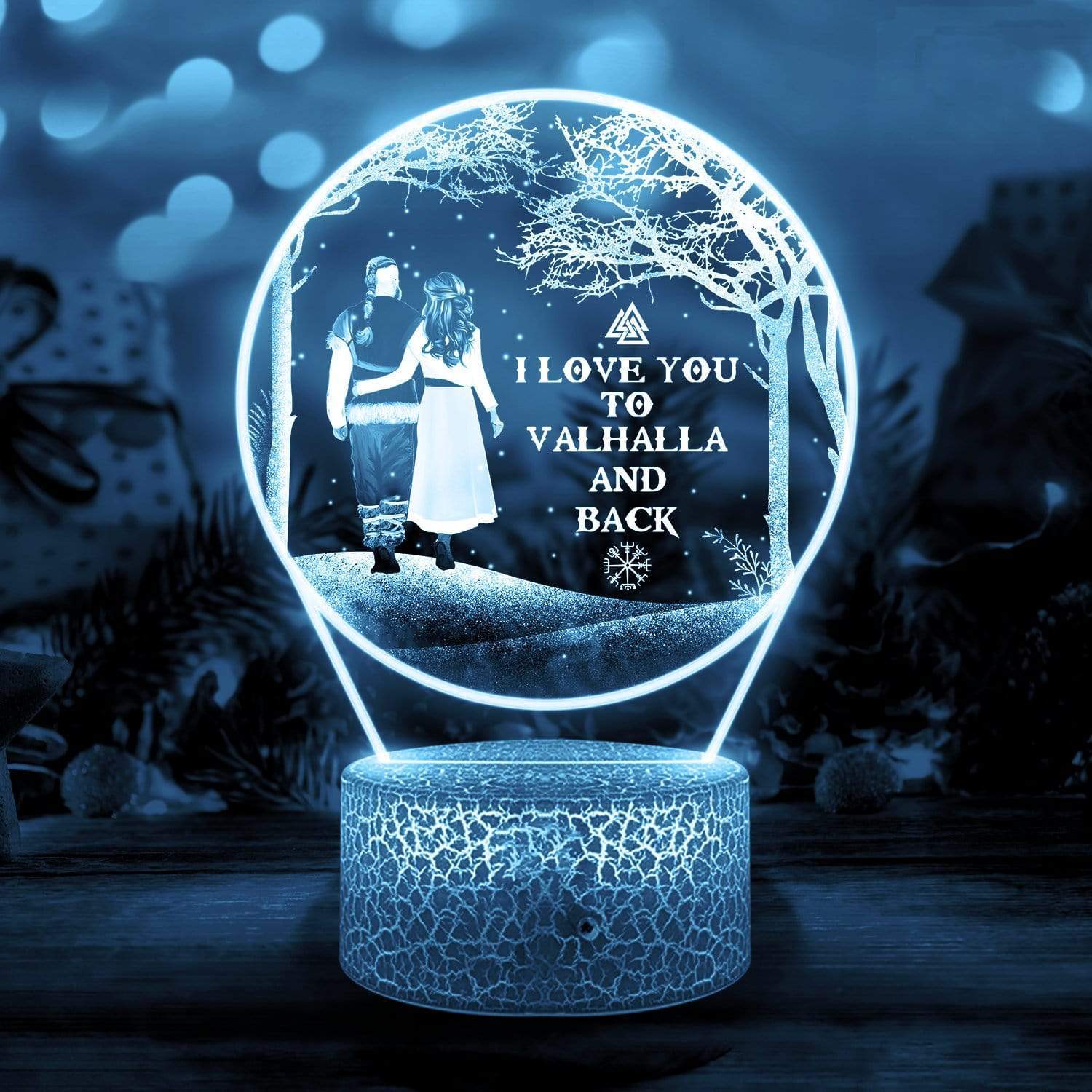 3D Led Light - Viking - To My Lover - I Love You To Valhalla And Back - Glca13021
