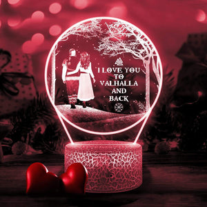 3D Led Light - Viking - To My Lover - I Love You To Valhalla And Back - Glca13021