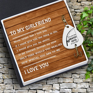 Engraved Fishing Hook - Fishing - To My Girlfriend - How Special You Are To Me - Gfa13004
