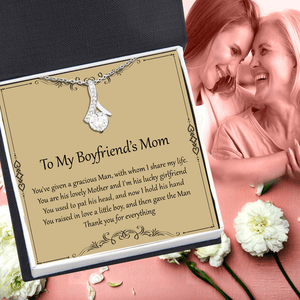 Alluring Beauty Necklace - Family - To My Boyfriend's Mom - Thank You For Everything - Snb19019