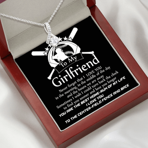 Alluring Beauty Necklace - Softball - To My Girlfriend - You are the best Home-run of My Life - Snb13039