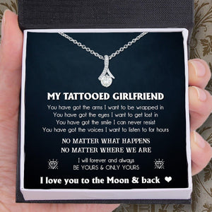 Alluring Beauty Necklace - Tattoo - To My Tattooed Girlfriend - No Matter Where We Are - Snb13034