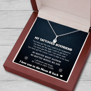 Alluring Beauty Necklace - Tattoo - To My Tattooed Girlfriend - No Matter Where We Are - Snb13034