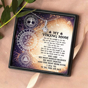 Alluring Beauty Necklace - Viking - To My Viking Mom - I Love You To The Moon And Back - Snb19011