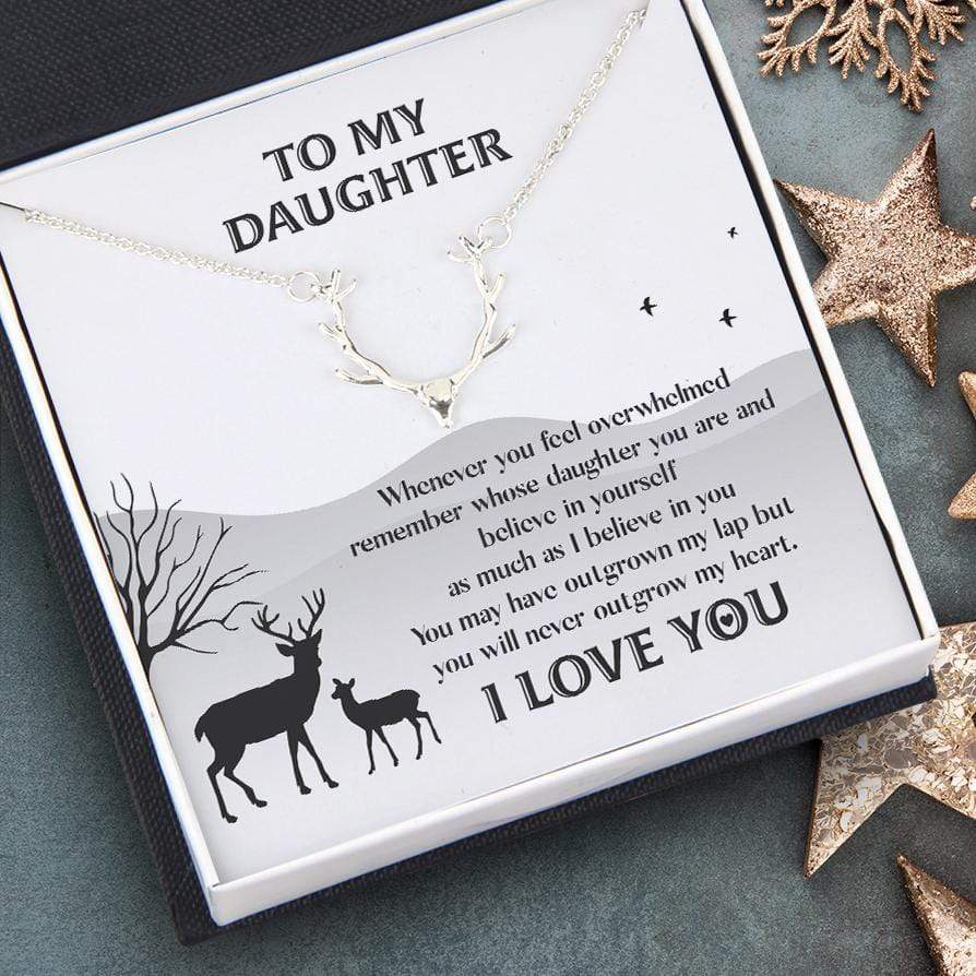 Antler Necklace - Hunting - To My Daughter - Remember Whose Daughter You Are And Believe In Yourself - Gnt17012