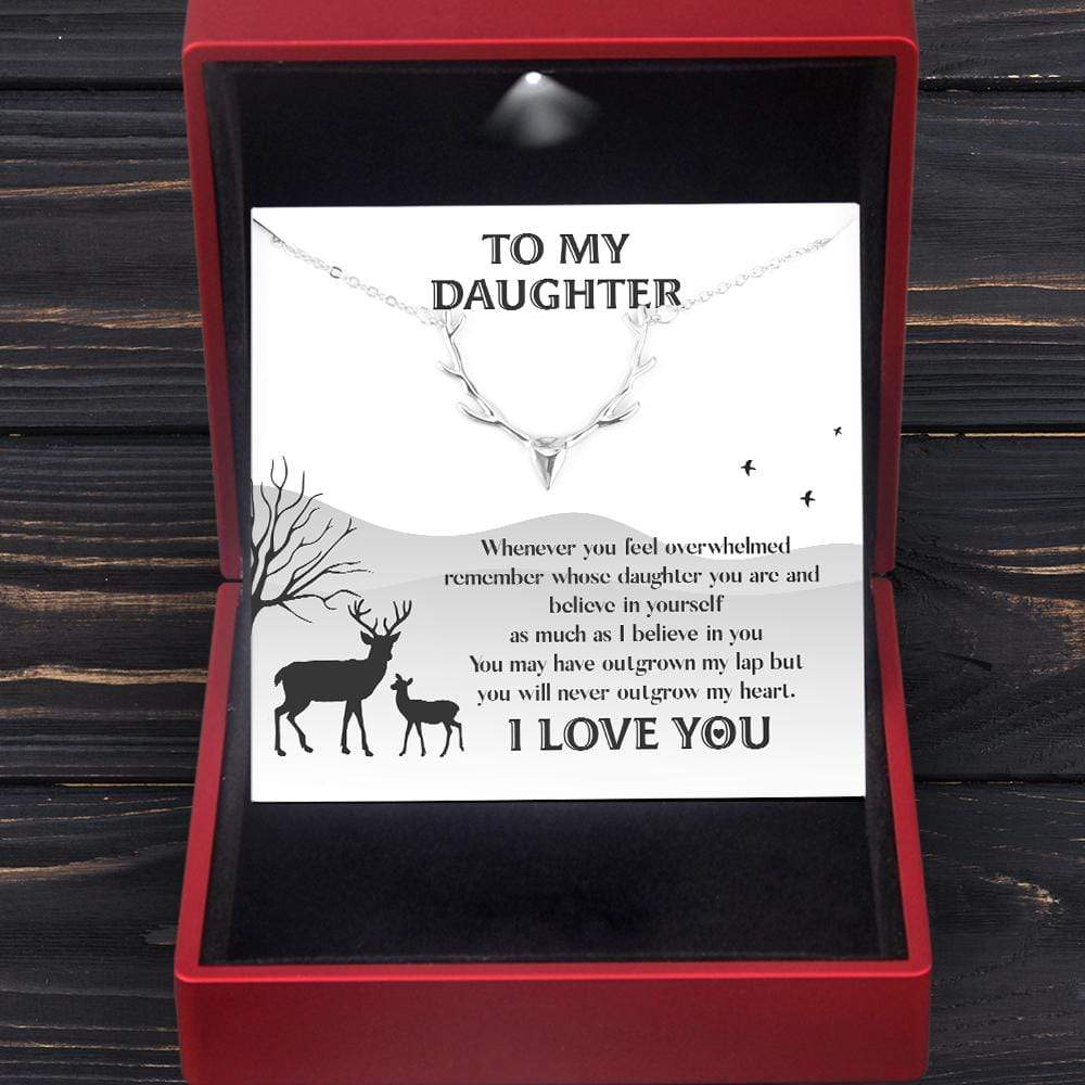 Antler Necklace - Hunting - To My Daughter - Remember Whose Daughter You Are And Believe In Yourself - Gnt17012