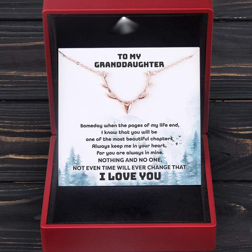 Antler Necklace - Hunting - To My Granddaughter - You Are Always In Mine - Gnt23003