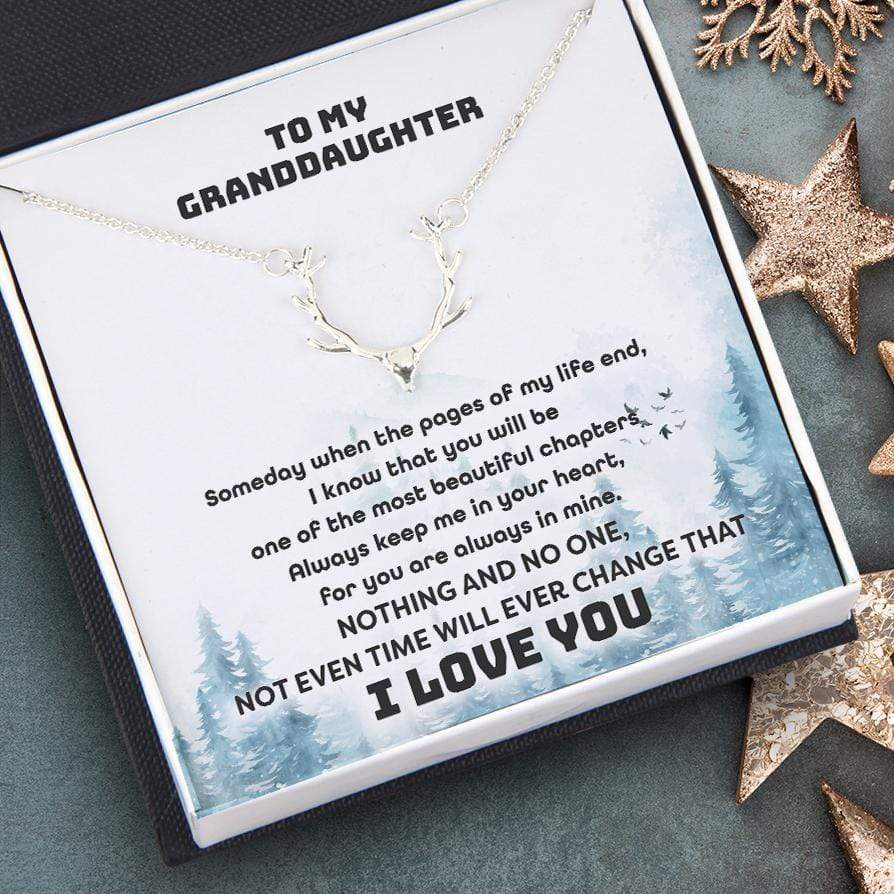 Antler Necklace - Hunting - To My Granddaughter - You Are Always In Mine - Gnt23003
