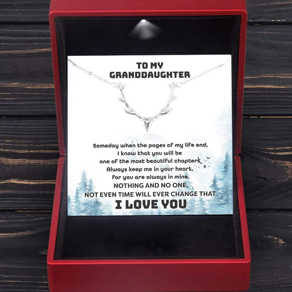 Antler Necklace - Hunting - To My Granddaughter - You Are Always In Mine - Gnt23003