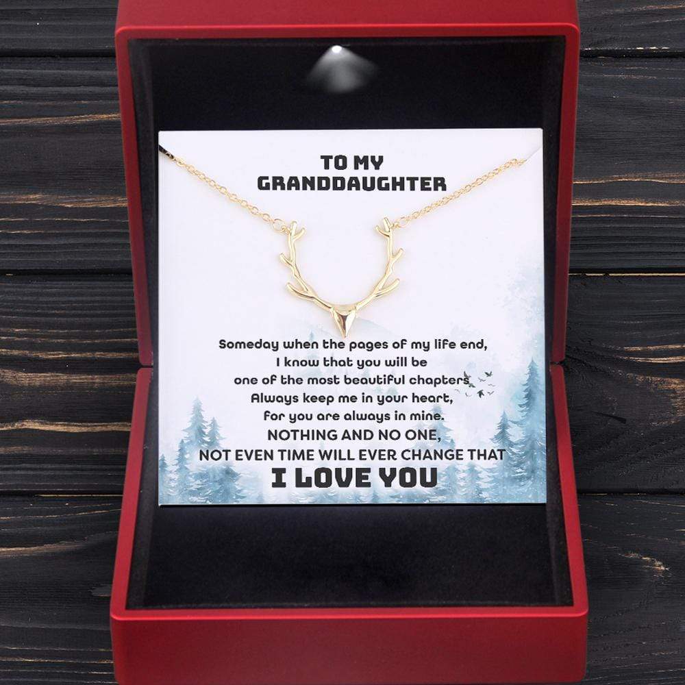 Antler Necklace - Hunting - To My Granddaughter - You Are Always In Mine - Gnt23003