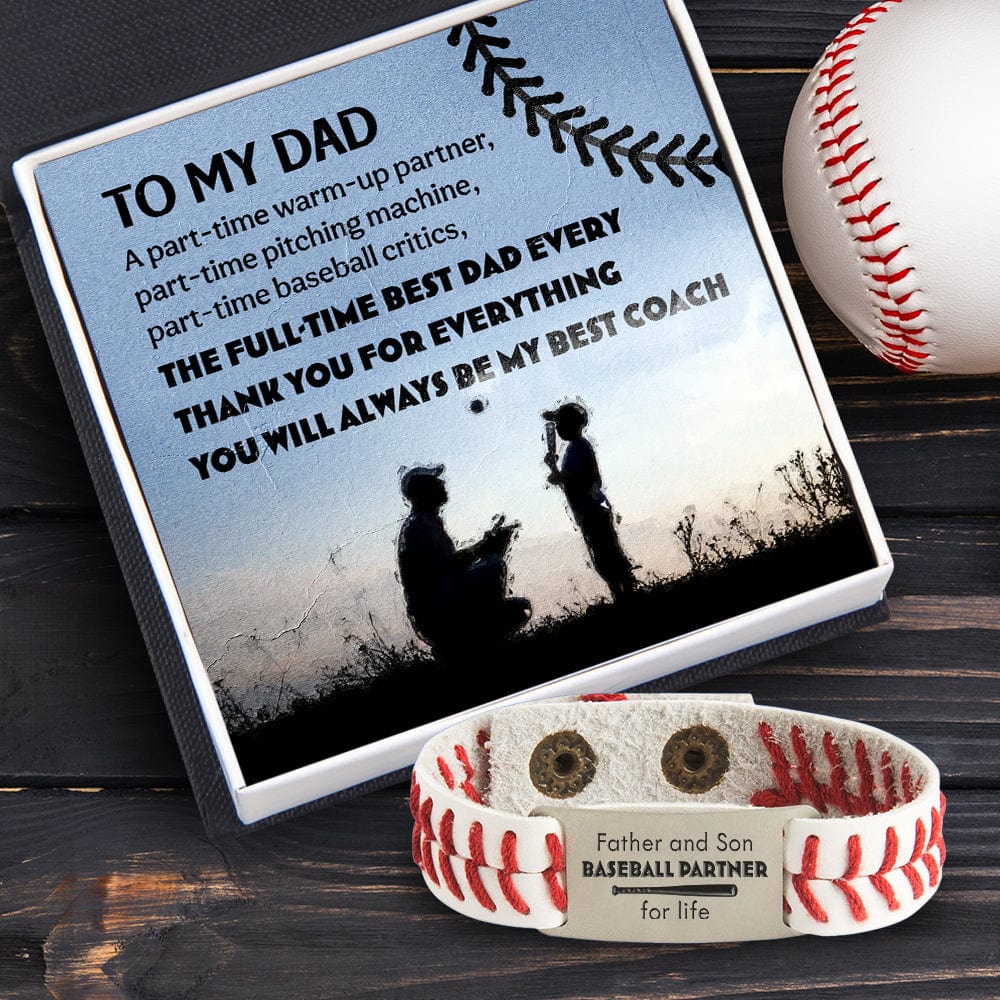 Baseball Bracelet - Baseball - To My Dad - Thank You For Everything - Gbzj18001