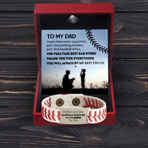 Baseball Bracelet - Baseball - To My Dad - Thank You For Everything - Gbzj18001