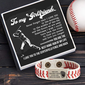 Baseball Bracelet - Baseball - To My Girlfriend - I Wish I Could Turn Back The Clock - Gbzj13002