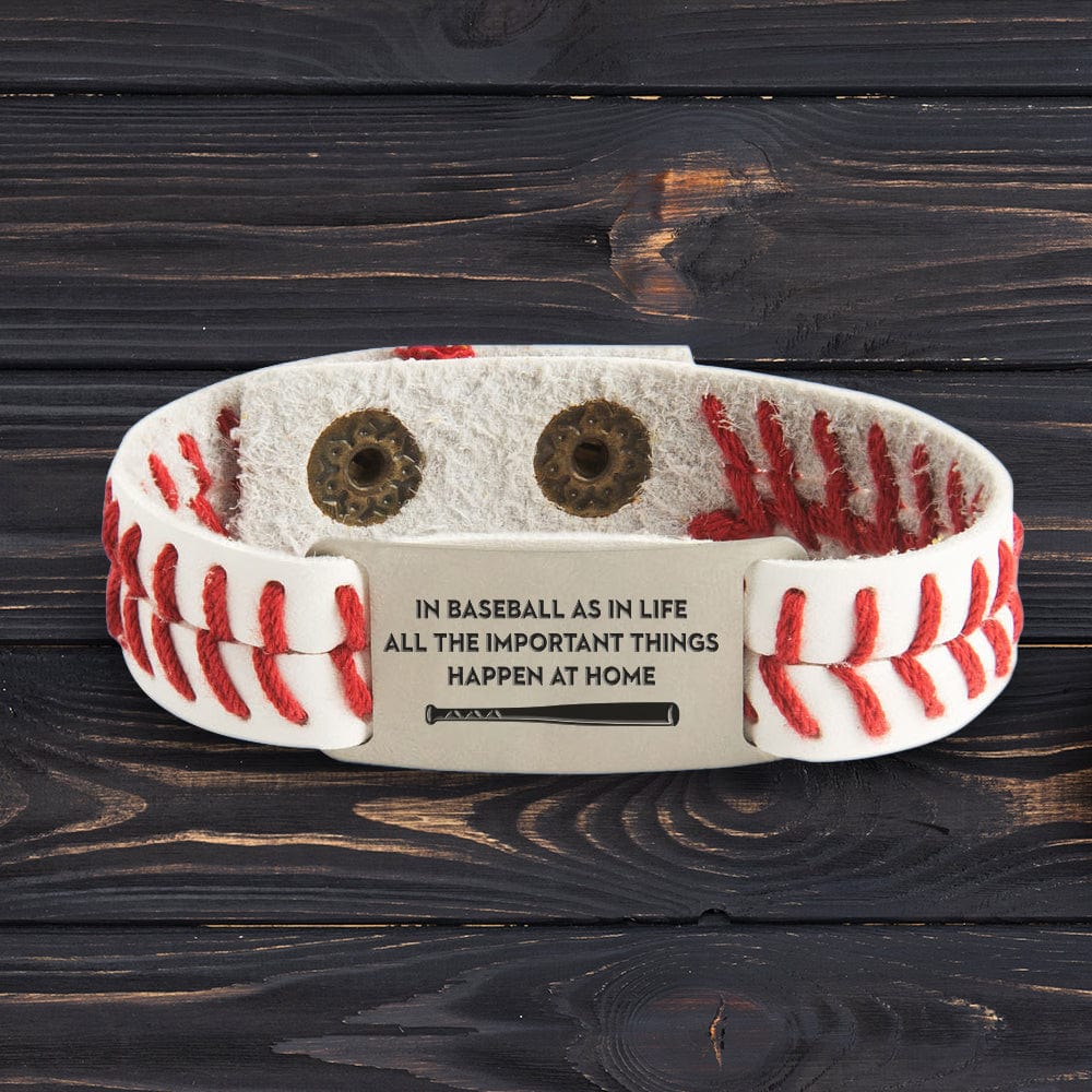 Baseball Bracelet - Baseball - To My Grandson - From Grandpa - I Am So Proud Of You - Gbzj22005