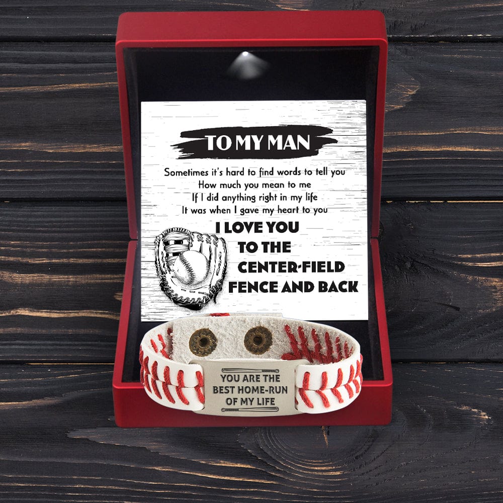 Baseball Bracelet - Baseball - To My Man - I Gave My Heart To You - Gbzj26005