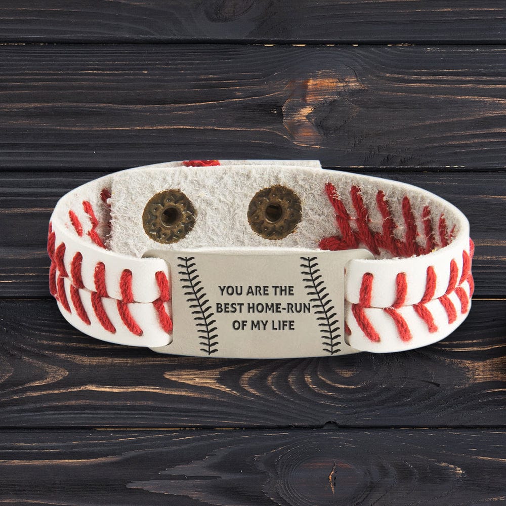 Baseball Bracelet - Baseball - To My Man - I Love You To The Center-field Fence And Back - Gbzj26006