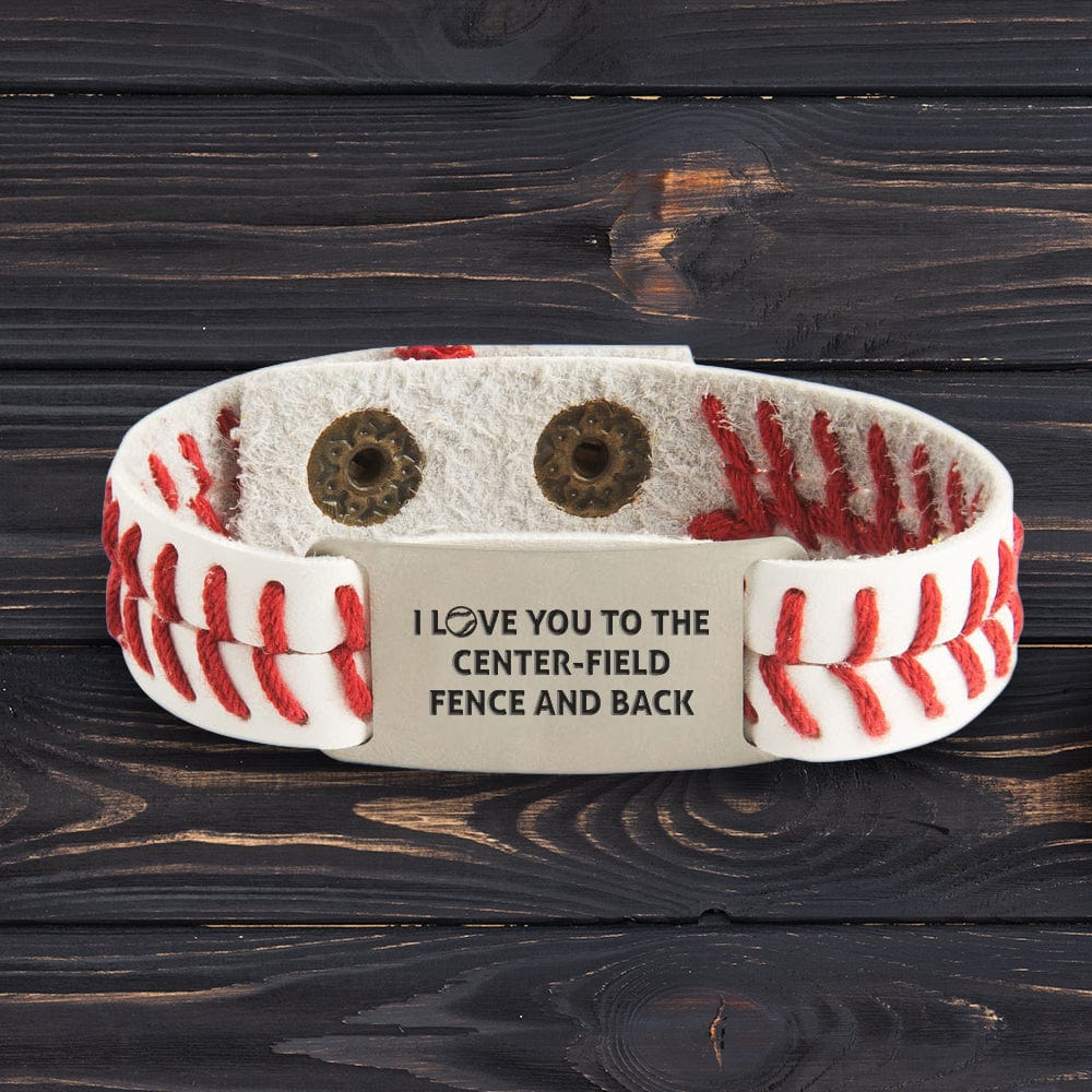 Delmarva Shorebirds Worthy Baseball Seam Bracelet