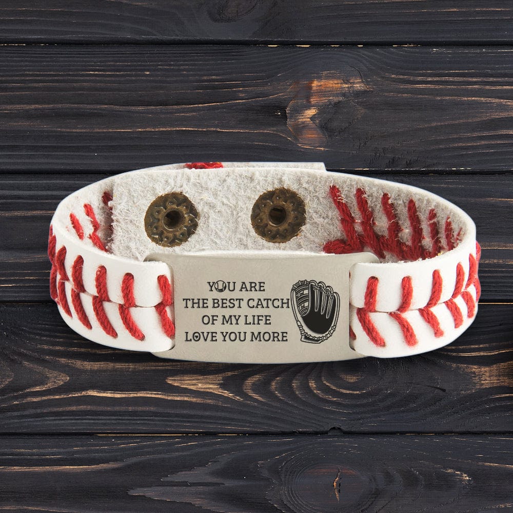 Baseball Bracelet - Baseball - To My Man - You Are The Greatest Catch Of My Life - Gbzj26003