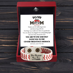 Baseball Bracelet - Baseball - To My Mom - From Son - You Are Always My Biggest Fan And Guiding Light - Gbzj19002