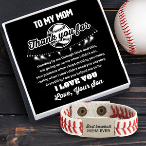 Baseball Bracelet - Baseball - To My Mom - I Love You - Gbzj19003