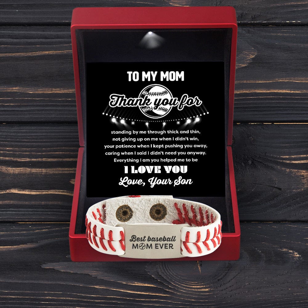 Baseball Bracelet - Baseball - To My Mom - I Love You - Gbzj19003