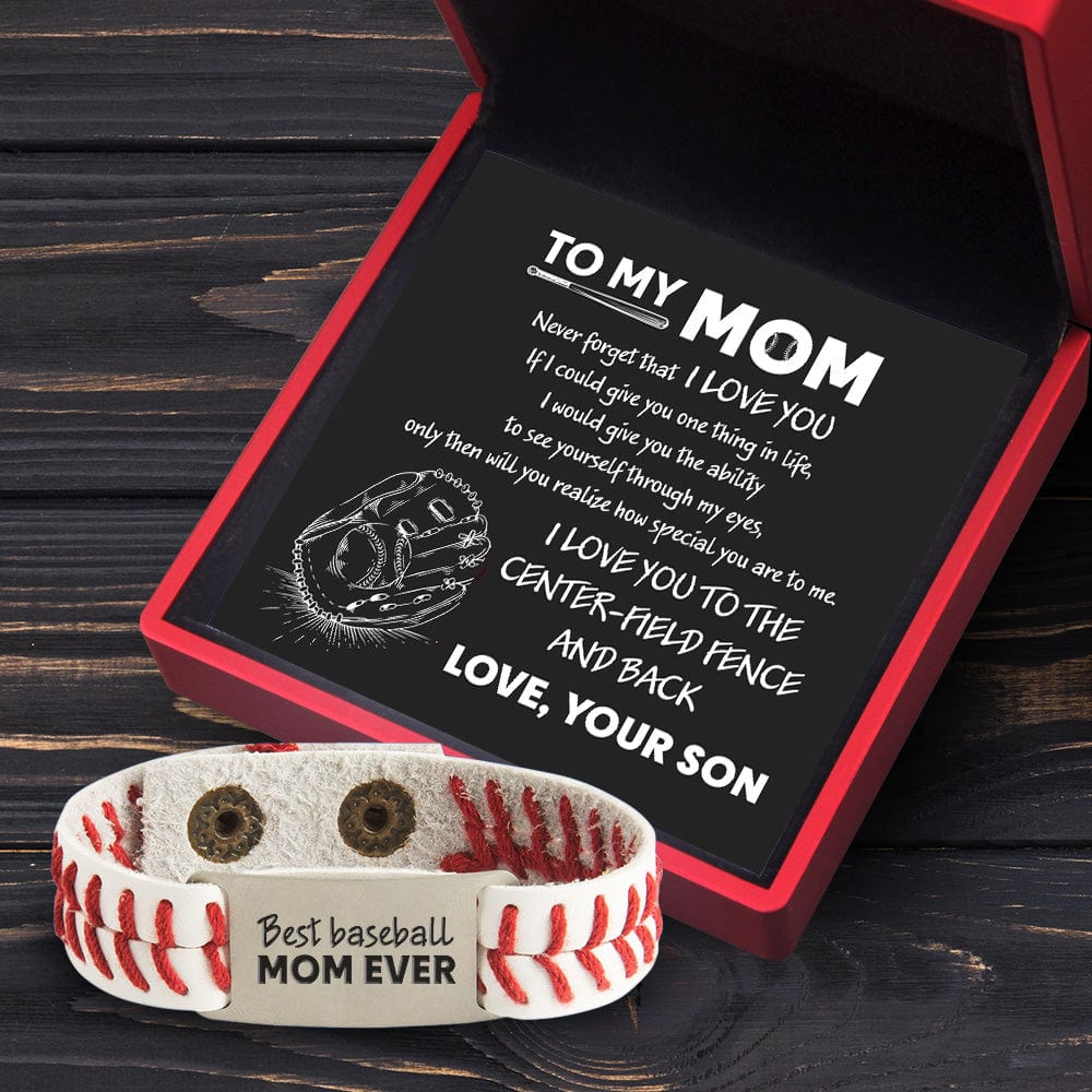 Baseball Bracelet - Baseball - To My Mom - Never Forget That I Love You - Gbzj19004