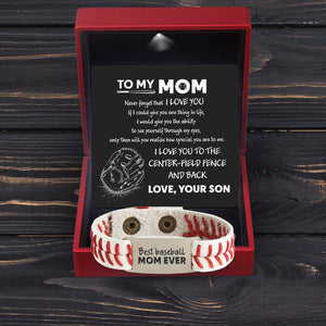 Baseball Bracelet - Baseball - To My Mom - Never Forget That I Love You - Gbzj19004