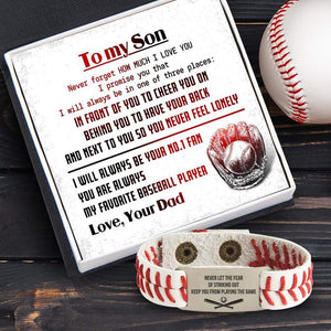 Baseball Bracelet - Baseball - To My Son - From Dad - How Much I Love You - Gbzj16010