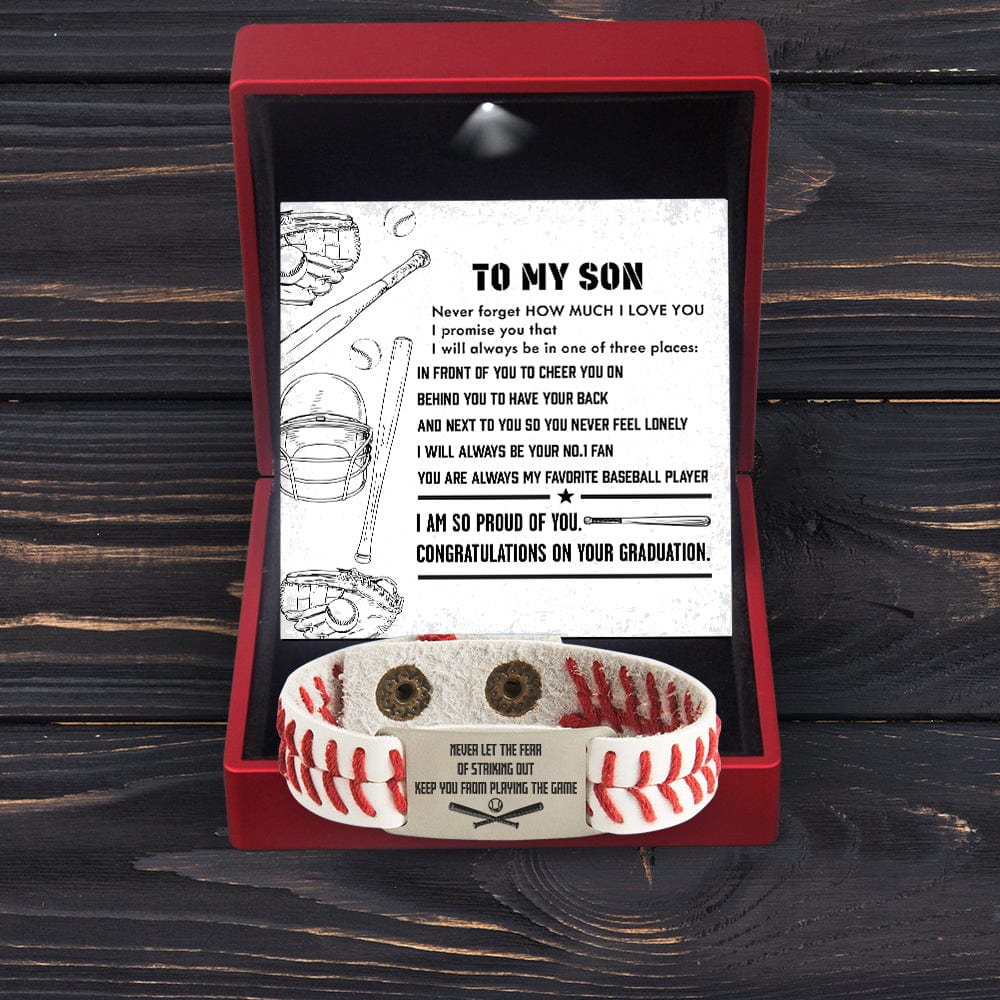 Baseball Bracelet - Baseball - To My Son - I Am So Proud Of You - Gbzj16014