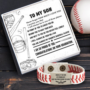 Baseball Bracelet - Baseball - To My Son - I Am So Proud Of You - Gbzj16014