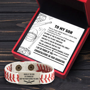 Baseball Bracelet - Baseball - To My Son - I Am So Proud Of You - Gbzj16014